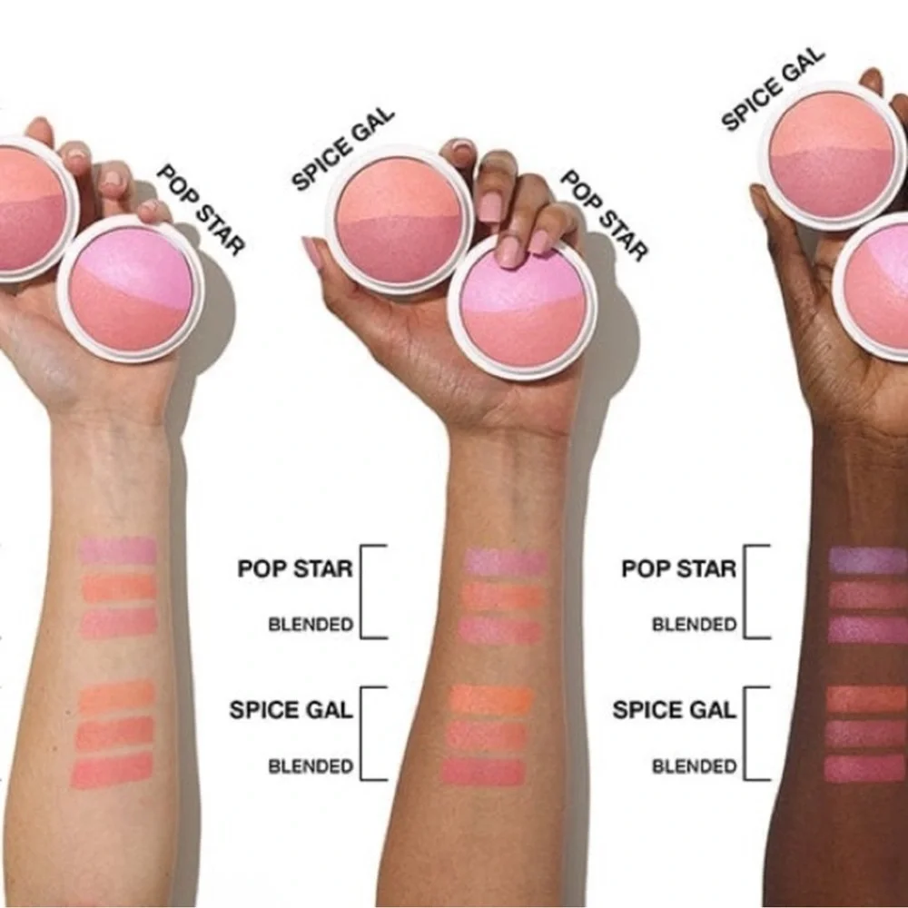 DIBS Duet Baked Blush in Pop Star (poppy pink + poppy coral) $34 NEW